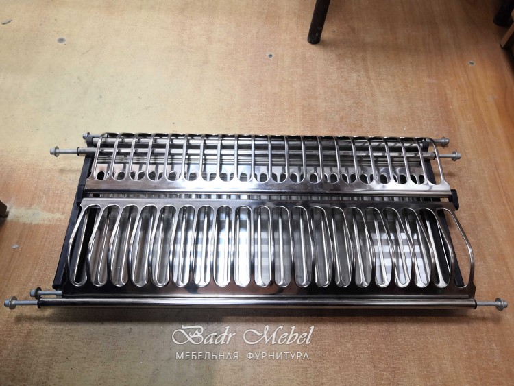 Сушилка 900 мм. 2-х ур. нержавейка с поддонами