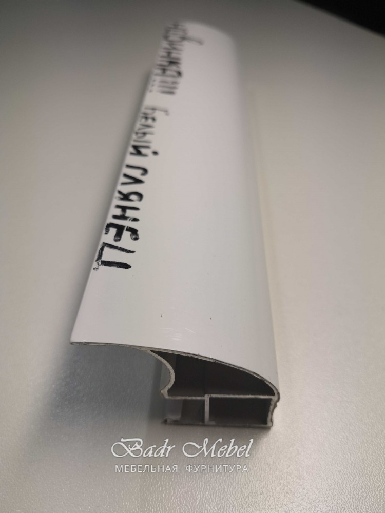 Ручка широкая белый глянец