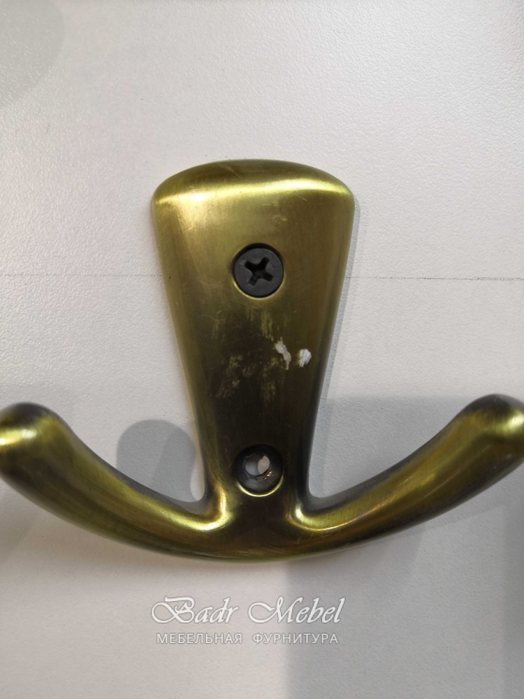 Вешалка бронза N33 антикварный маленикий