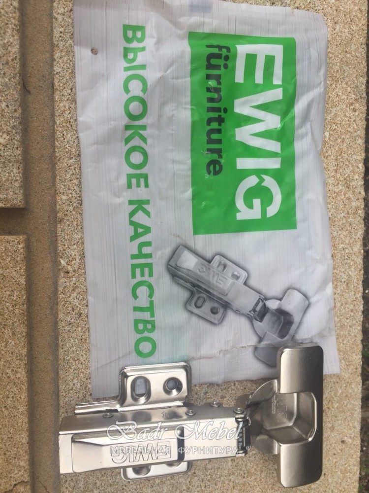 Петля накладная с 4 отверстия регулил.EWIG