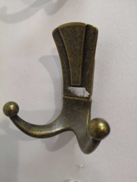 Вешалка малая темная бронза