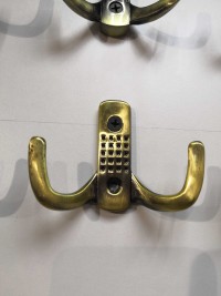 Вешалки маленькие усиленные бронза
