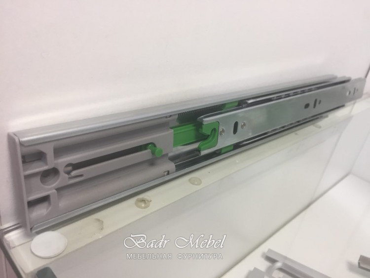 Шариковые направляющие полного выдвижения FGV c доводчиком 350 мм Н=45.